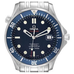 Omega Seamaster Bond 300M Co-Axial Blue Dial Watch 2220.80.00