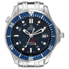 Omega Seamaster Bond GMT Co-Axial Mens Watch 2535.80.00 Box Card