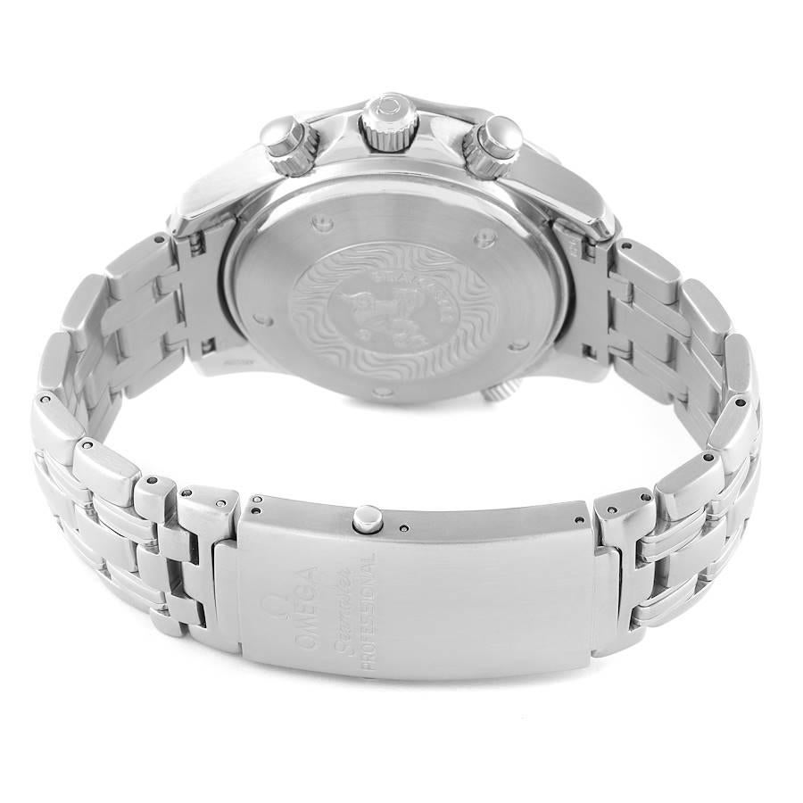 Omega Montre pour homme Seamaster Bond Chrono avec cadran en forme de vague bleue et cadran, 2599.80.00 3