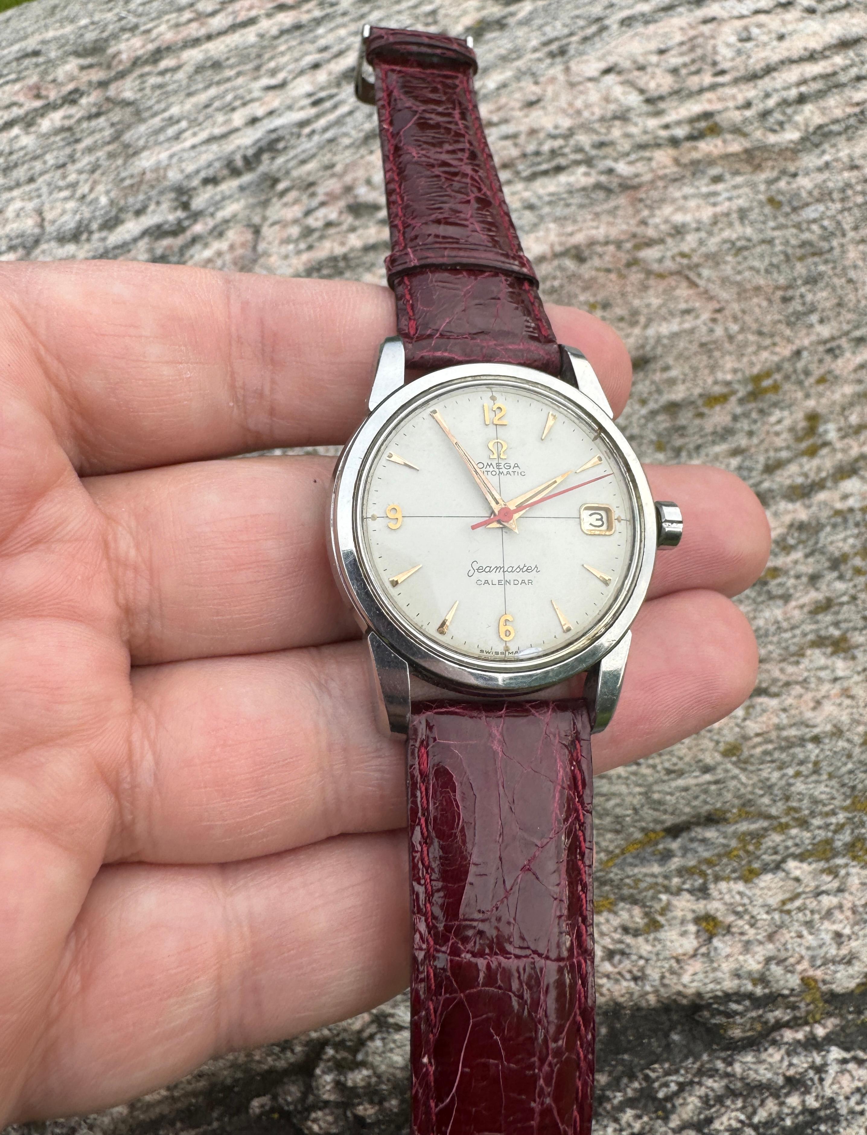 Omega Seamaster Kalender 2849 2SC Seltenes Zifferblatt Automatikuhr 11