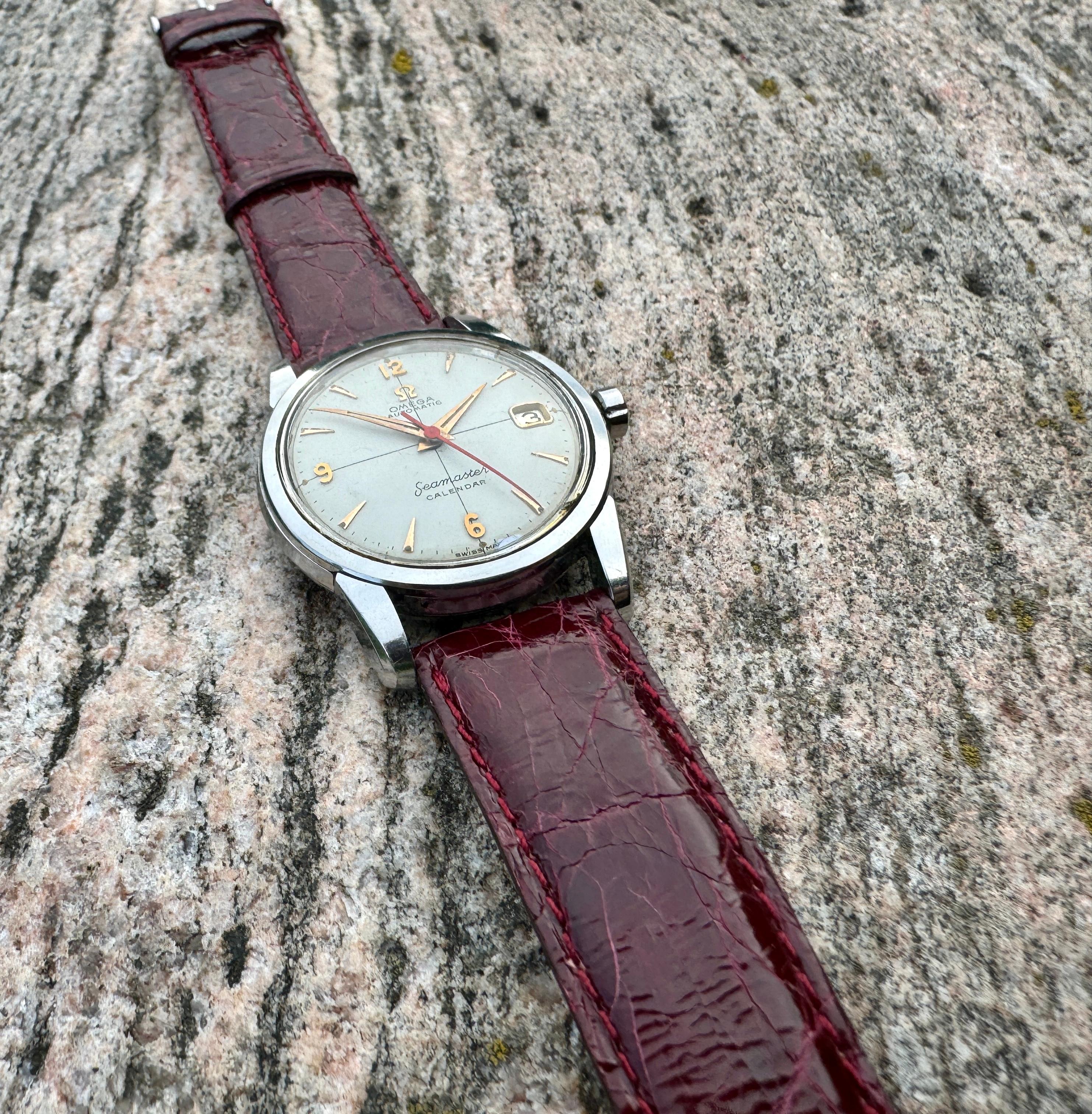 Omega Seamaster Kalender 2849 2SC Seltenes Zifferblatt Automatikuhr 2