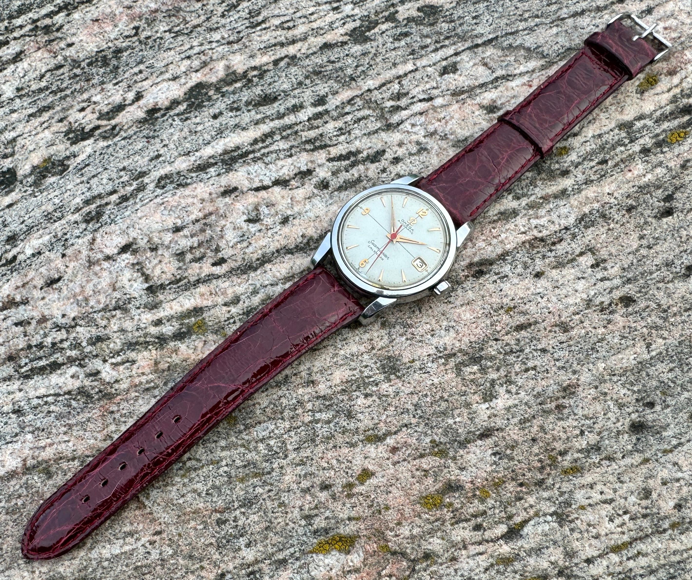 Omega Seamaster Kalender 2849 2SC Seltenes Zifferblatt Automatikuhr 3
