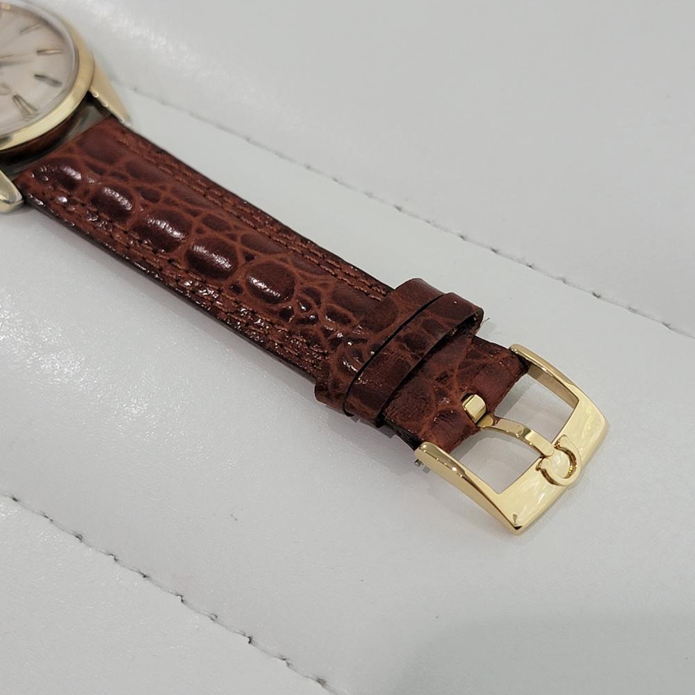 Omega Seamaster Calendar 34mm Gold Capped Mens Date Automatic 1960s RA576 en vente 4