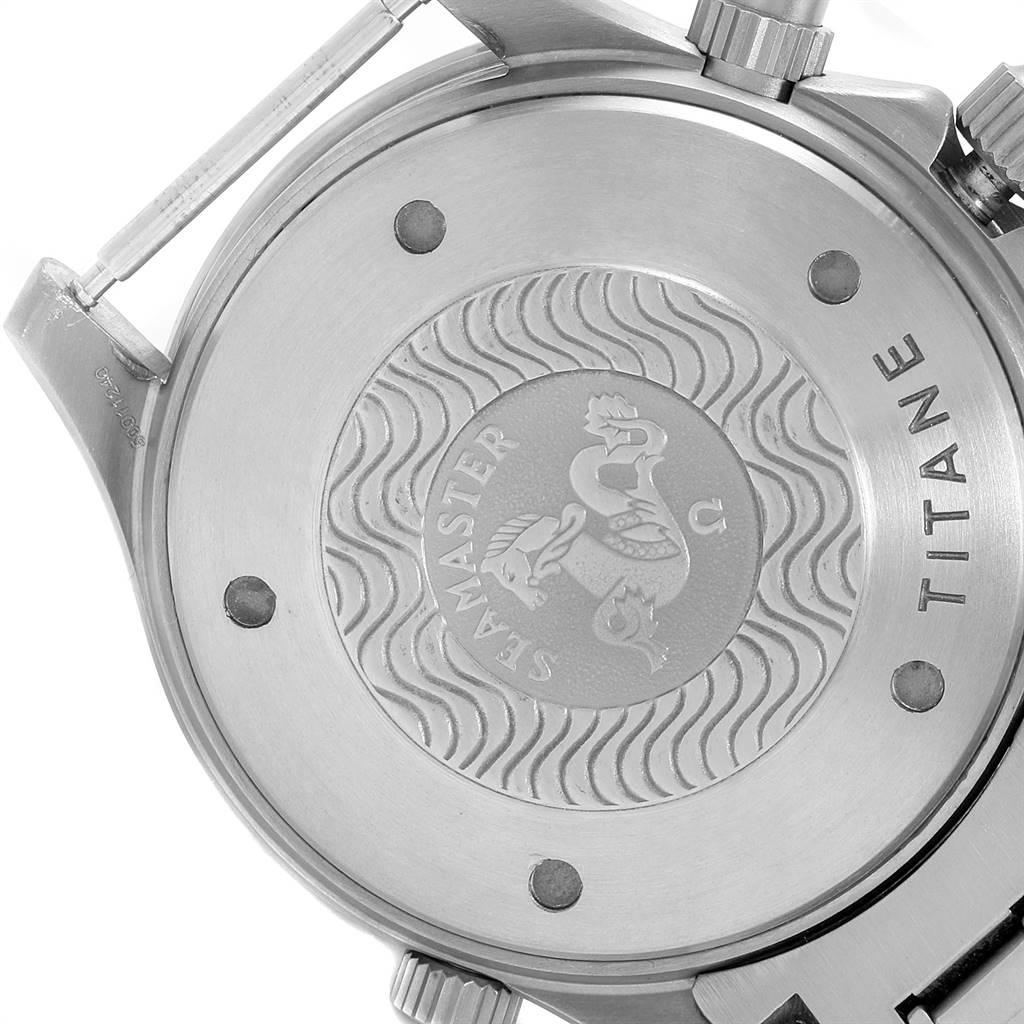 Omega Seamaster Chrono Diver Blue Dial Titanium Men's Watch 2298.80.00 For Sale 3