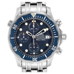 Omega Seamaster Chrono Diver Blue Dial Titanium Men's Watch 2298.80.00