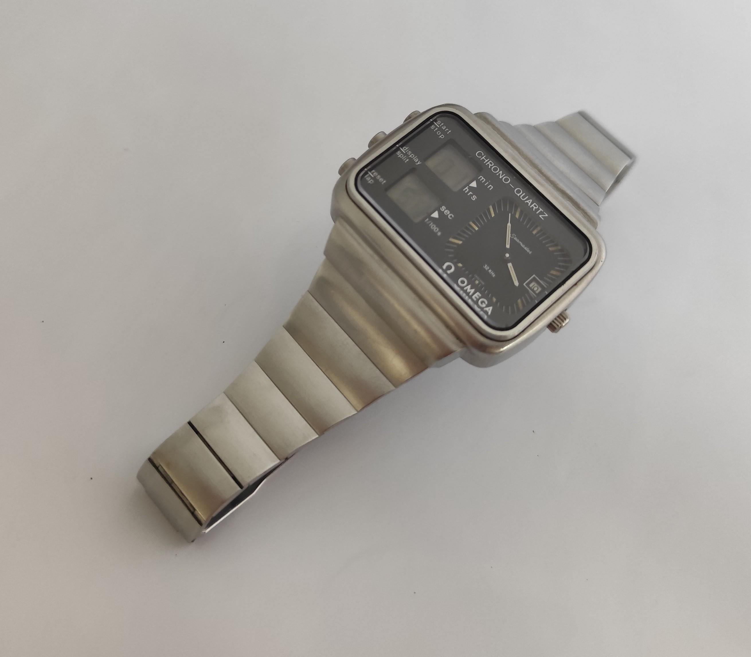 Omega Seamaster Chrono-Quarz Montreal Olympische Spiele Albatros Ref 1960052 Uhr im Angebot 7