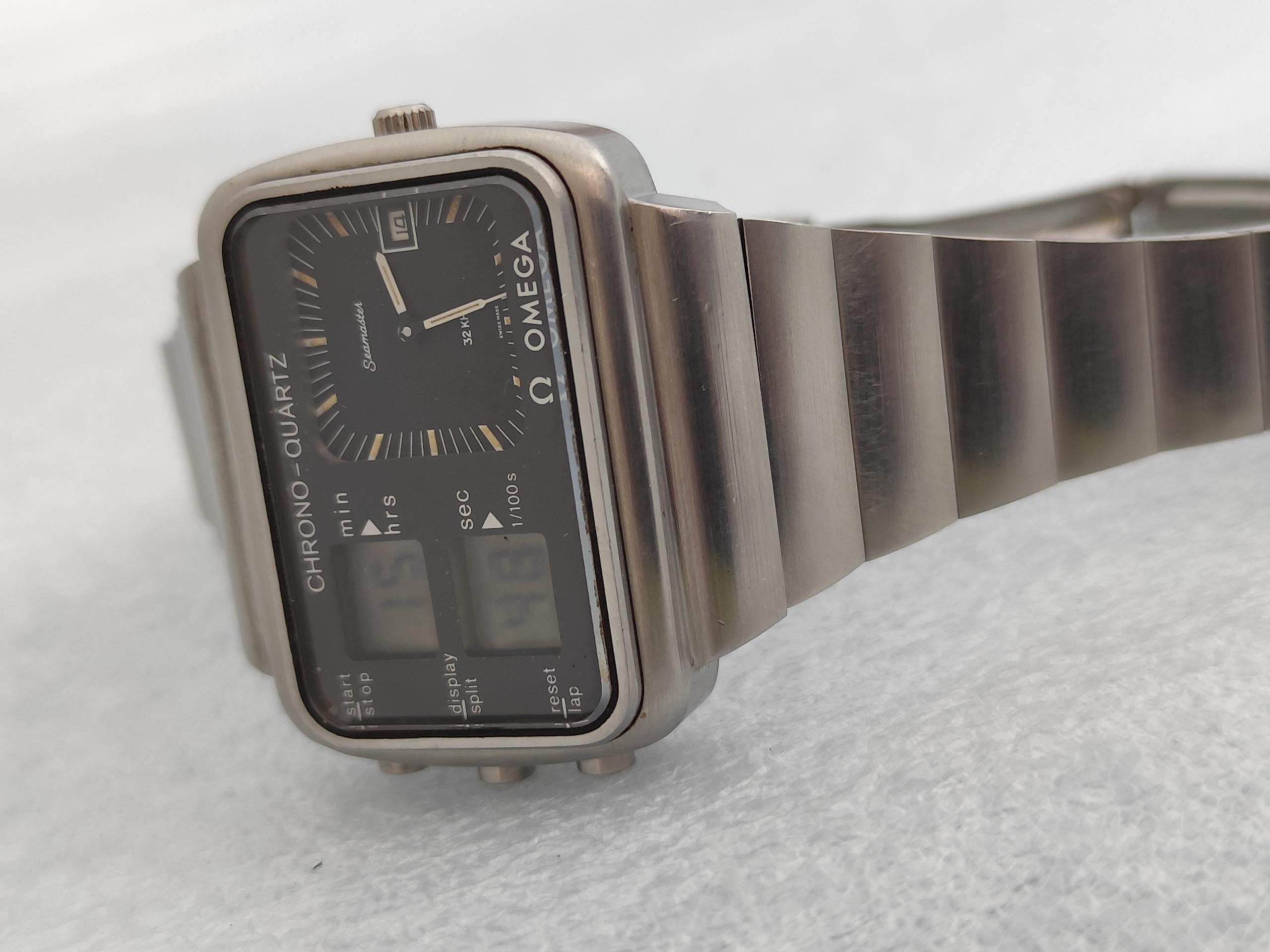 Omega Seamaster Chrono-Quarz Montreal Olympische Spiele Albatros Ref 1960052 Uhr Herren im Angebot