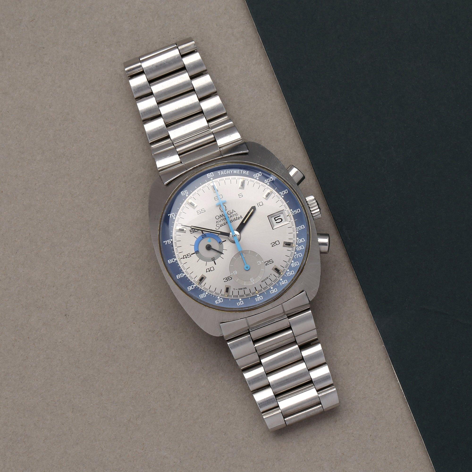 Omega Seamaster Chronograph 167.007 Herrenuhr aus Edelstahl 0 im Zustand „Gut“ in Bishops Stortford, Hertfordshire