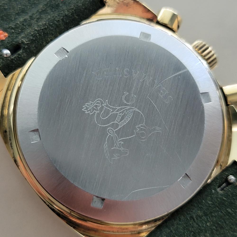 Omega Seamaster Chronograph 176007 Gold gekappt Herren 1970er 39mm Automatik RA677 im Angebot 8