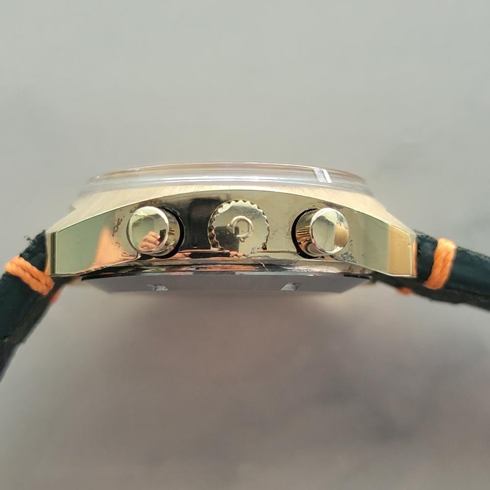 Omega Seamaster Chronograph 176007 Gold gekappt Herren 1970er 39mm Automatik RA677 im Angebot 6