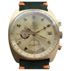Omega Seamaster Chronograph 176007 Gold Capped Mens 1970s 39mm Automatic RA677