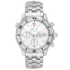 Omega Seamaster Chronograph Automatic Steel Mens Watch 2598.20.00 Box Card