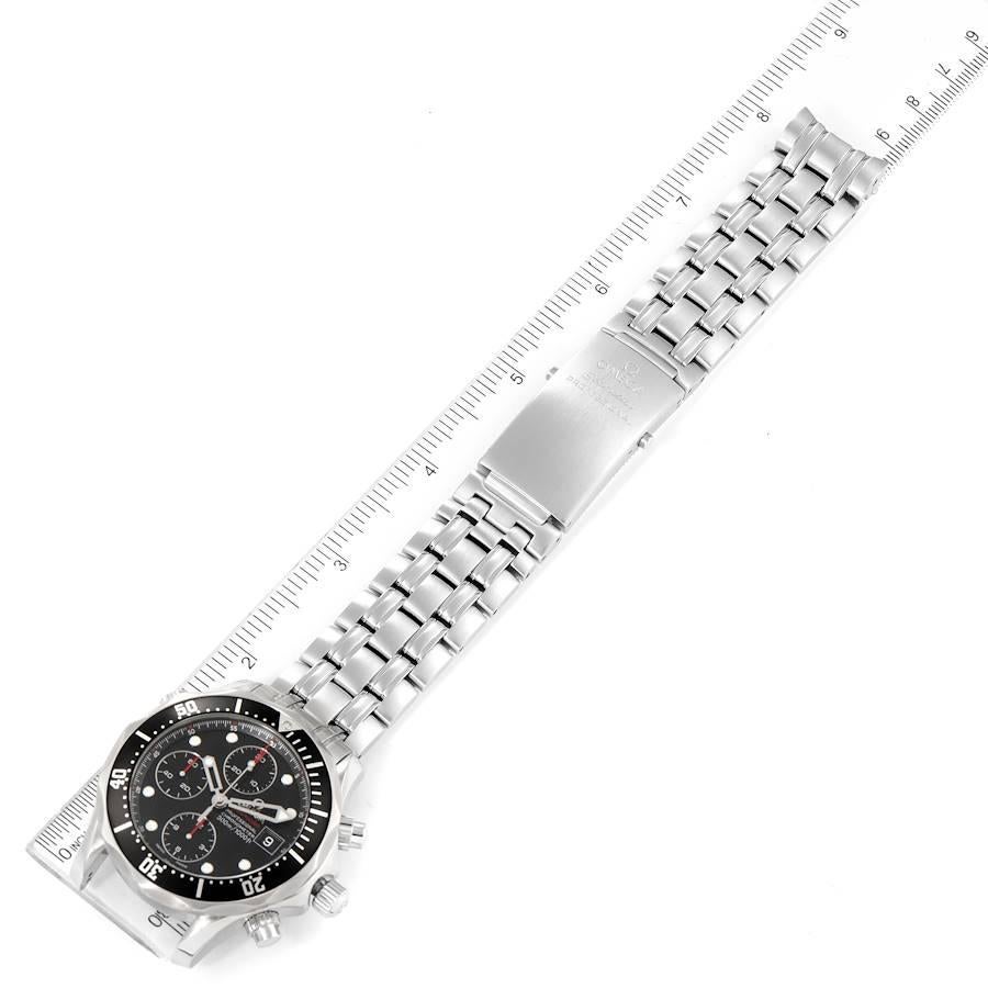 Omega Seamaster Chronograph Black Dial Watch 213.30.42.40.01.001 1