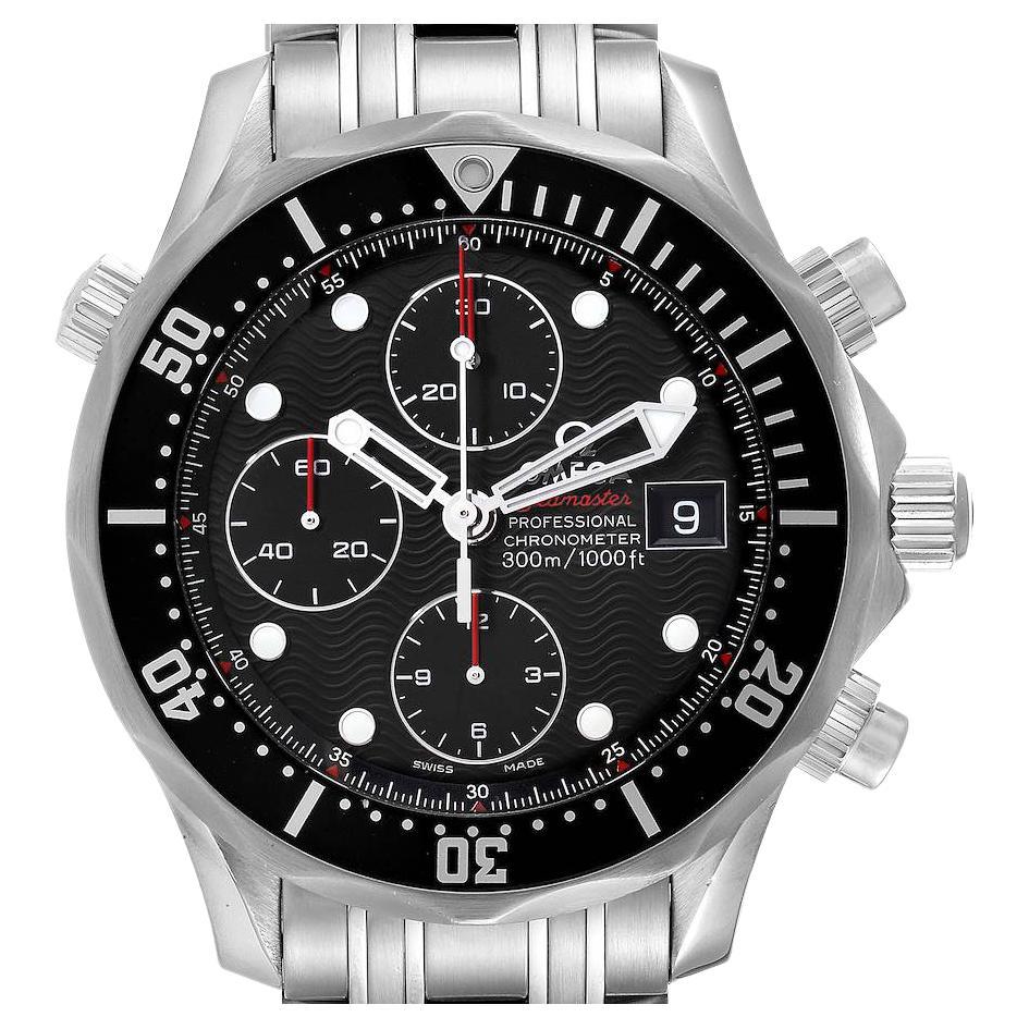Omega Seamaster Chronograph Black Dial Watch 213.30.42.40.01.001