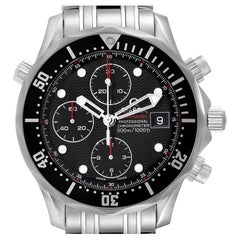 Omega Seamaster Chronograph Black Dial Watch 213.30.42.40.01.001