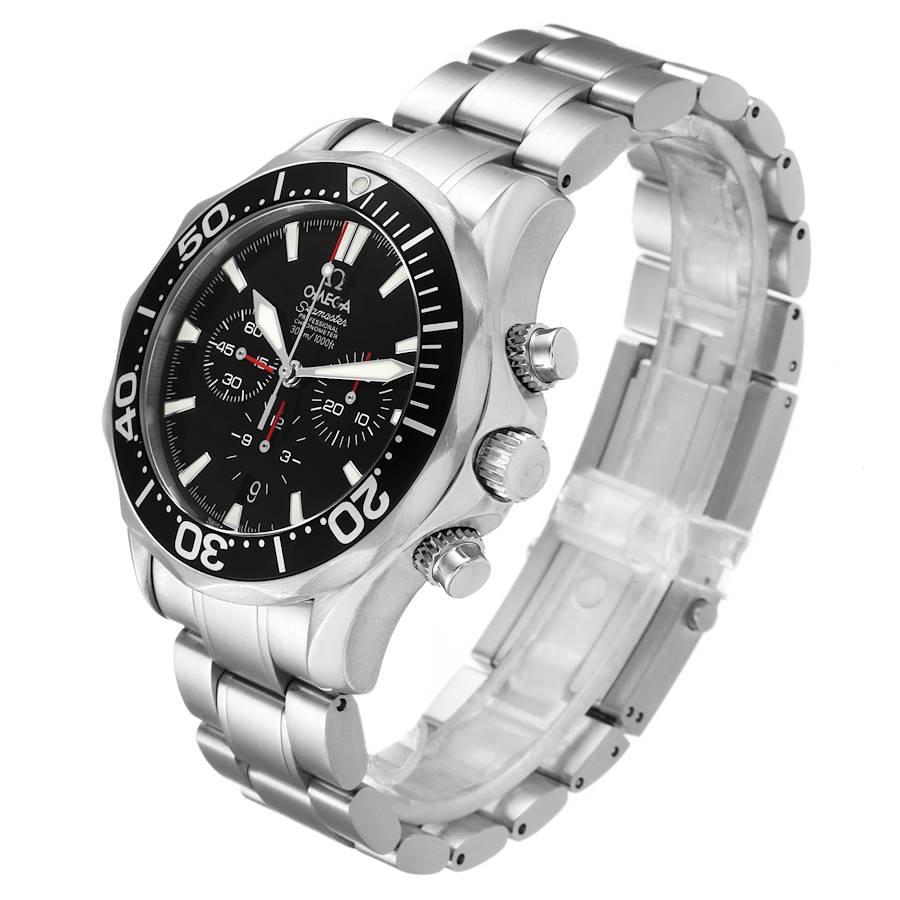 Men's Omega Seamaster Chronograph Black Dial Watch 2594.52.00 Card