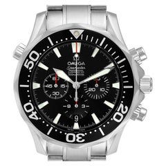 Omega Seamaster Chronograph Black Dial Watch 2594.52.00 Card