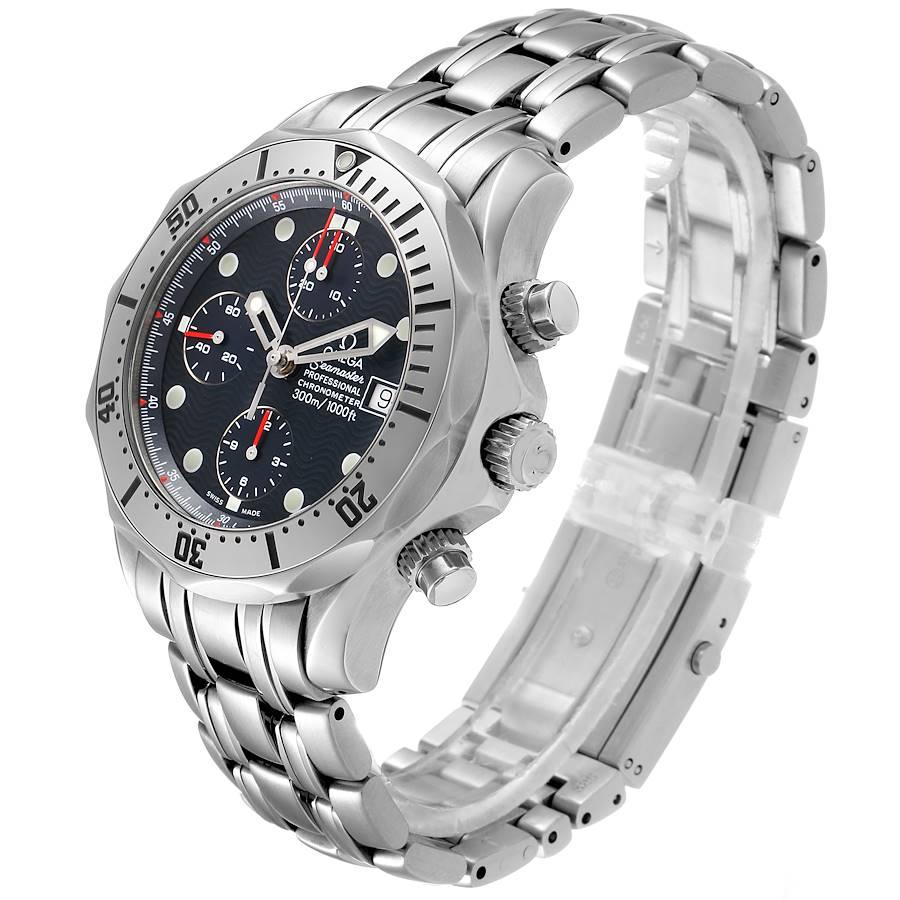 Omega Seamaster Chronograph Blue Dial Steel Men's Watch 2598.80.00 Card 1
