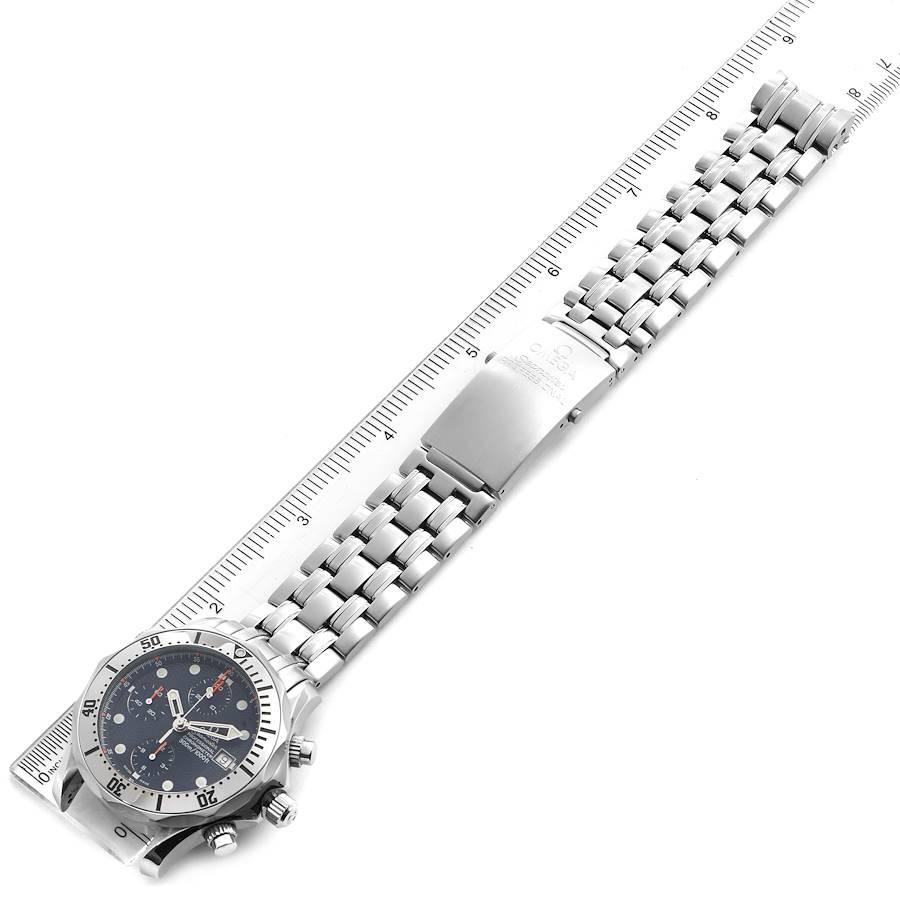 Omega Seamaster Chronograph Blue Dial Steel Men's Watch 2598.80.00 Card 5