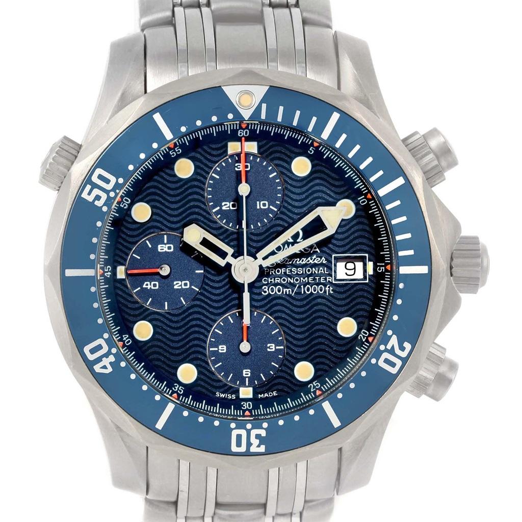 Omega Seamaster Chronograph Blue Dial 