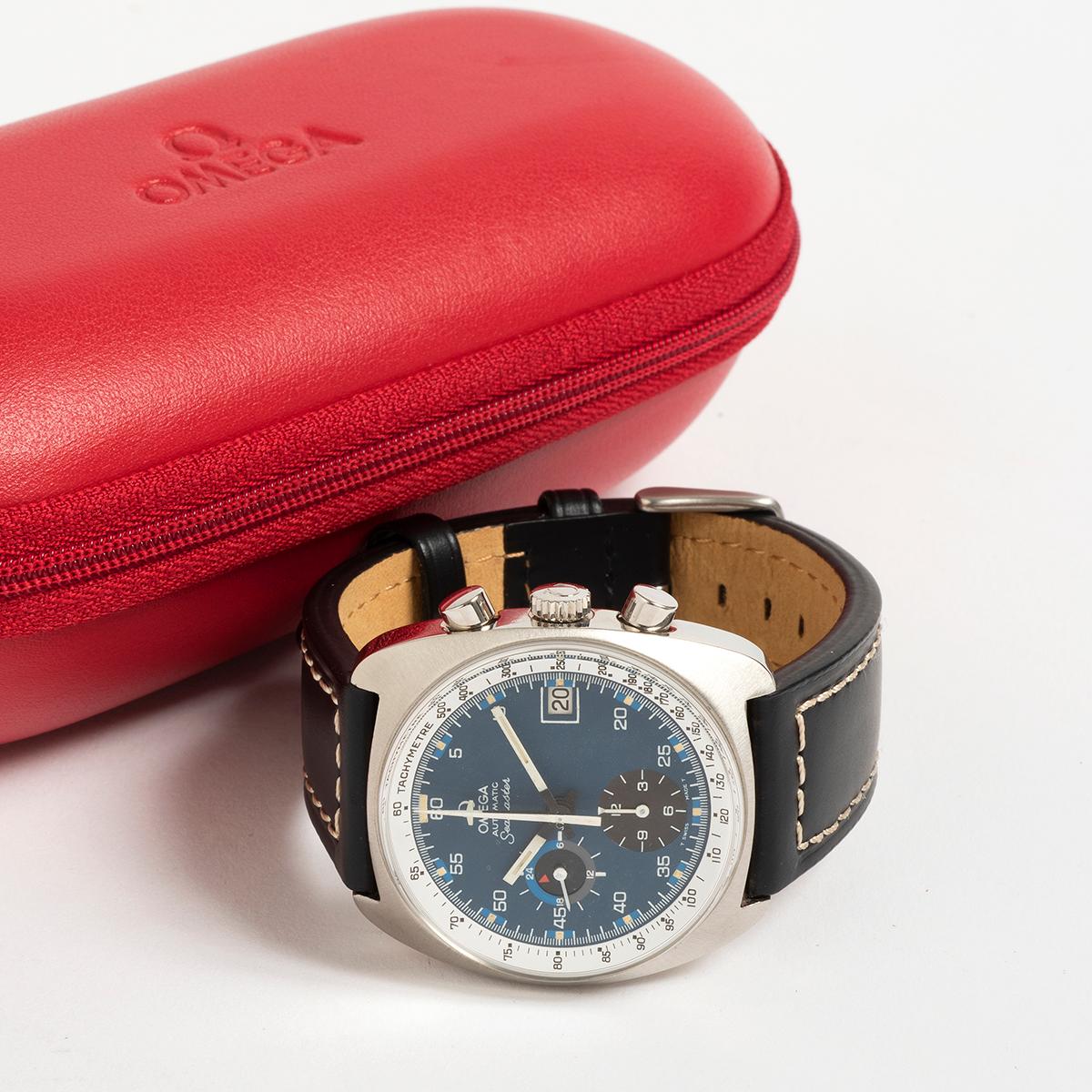 Omega Seamaster Chronograph Referenz 176.007:: seltener:: ausgezeichneter Zustand im Zustand „Gut“ in Canterbury, England