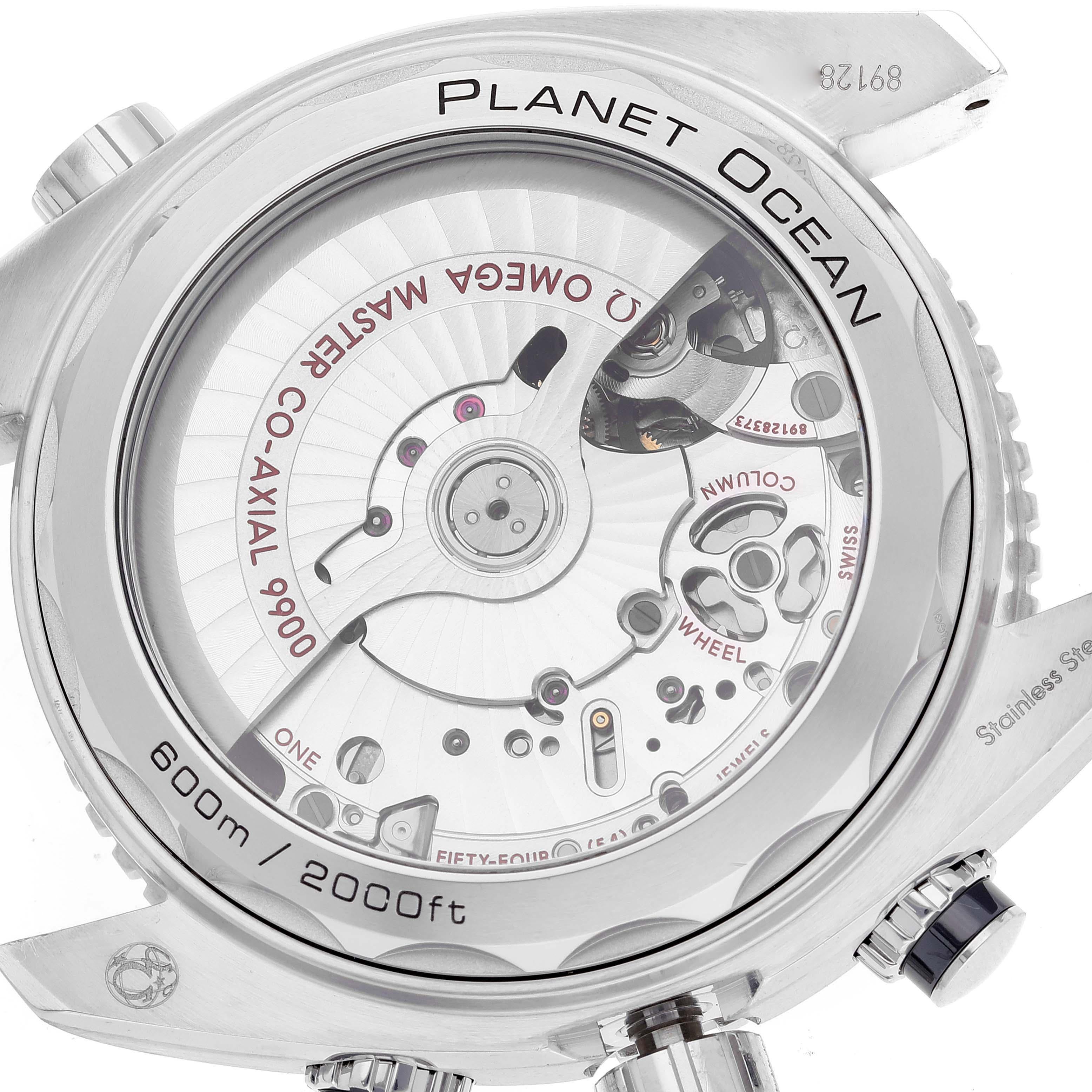 Omega Seamaster Montre chronographe en acier pour hommes 215.30.46.51.01.002 Carte de boîte en vente 2