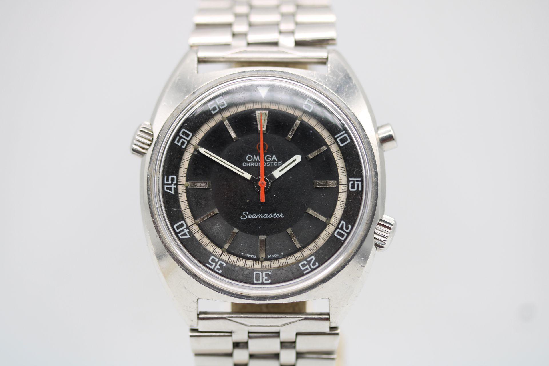 Omega Seamaster Chronostop 145.008 In Fair Condition For Sale In London, GB