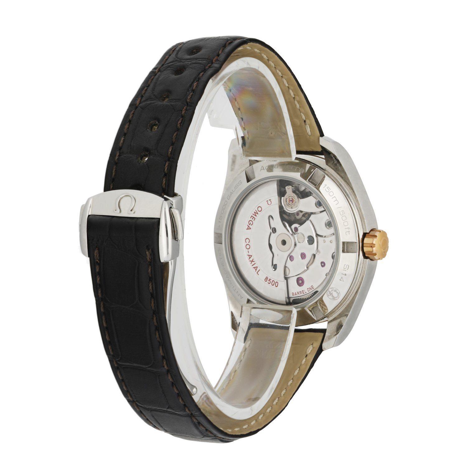 Omega Seamaster Co-Axial Herrenuhr mit Roségold-Lünette 231.23,42.22.21.02.001 1