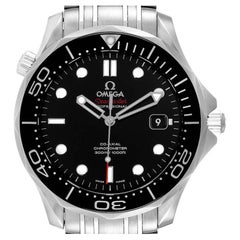 Omega Seamaster Co-Axial Black Dial Watch 212.30.41.20.01.003 Box Card
