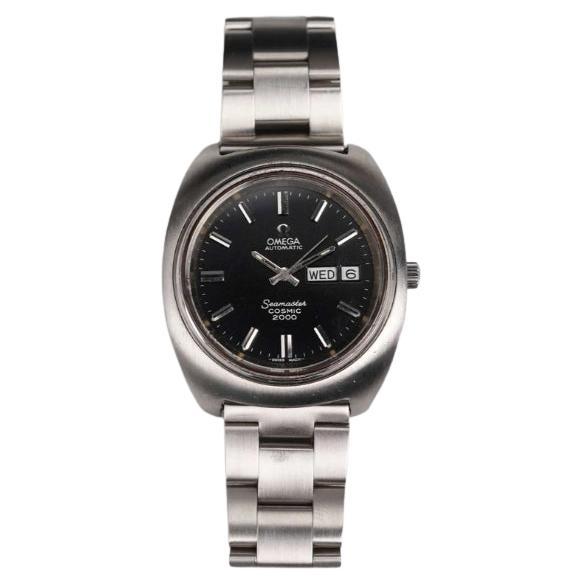 Omega Seamaster Cosmic Daydate Uhr im Edelstahlgehäuse, 1960-70er Jahre