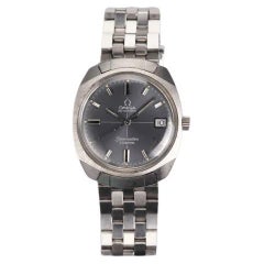 Montre Omega Seamaster Cosmic Grey Dial en acier inoxydable, années 1970