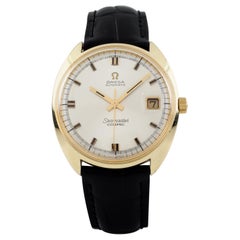 Retro Omega Ω Seamaster Cosmic Men's Automatic Gold-Plated Watch with Date Cal. 565
