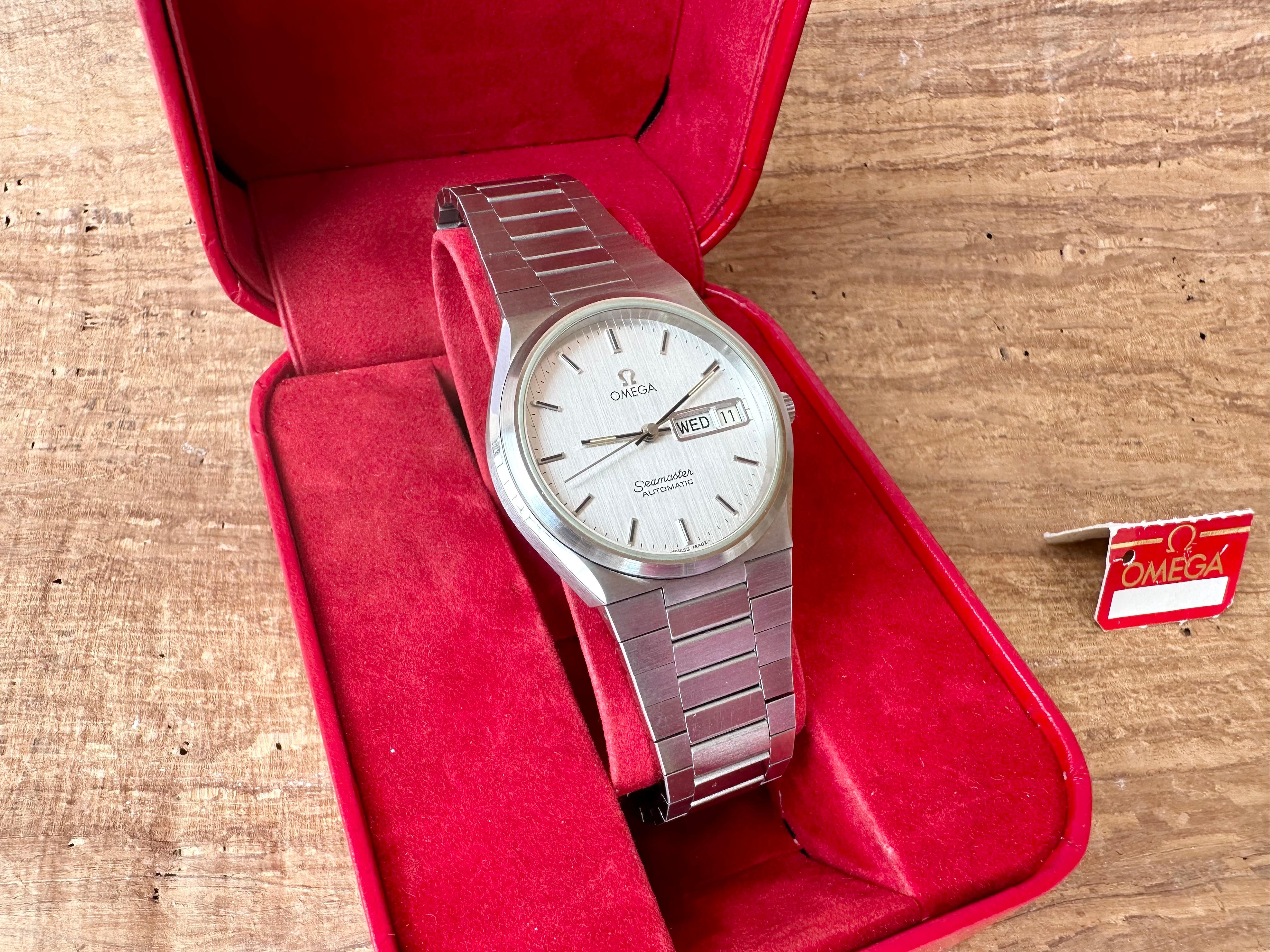 Omega Seamaster Day Date ST 3660868 Superb Cal 1020 Rara Esfera Rayada Vintage 12