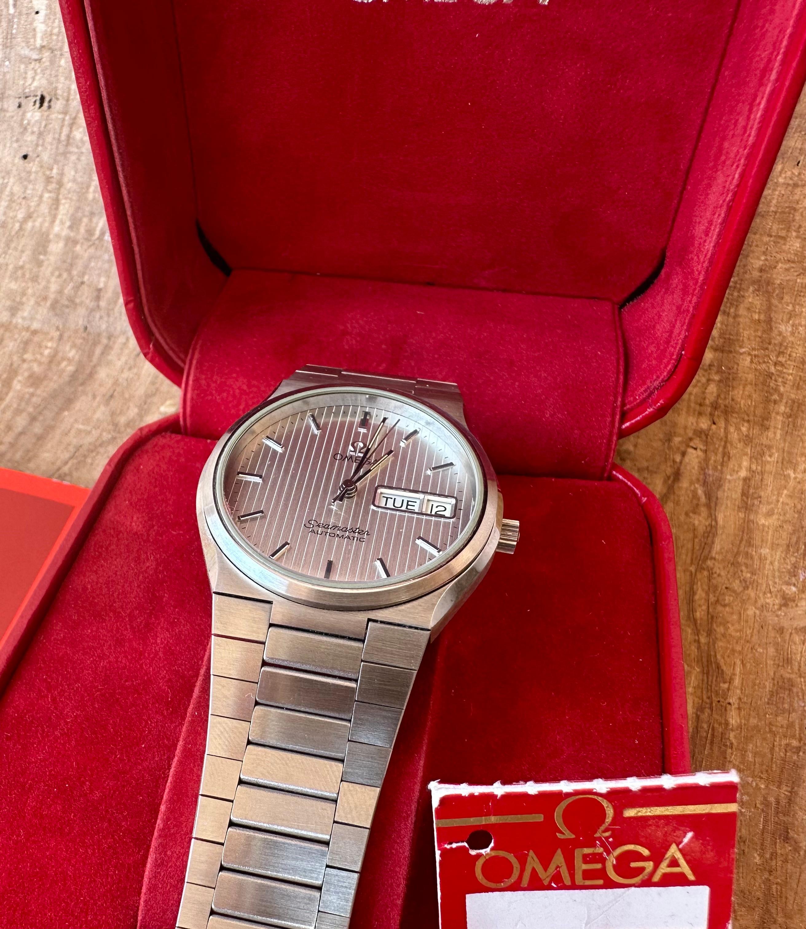 Omega Seamaster Day Date ST 3660868 Superb Cal 1020 Rara Esfera Rayada Vintage 2