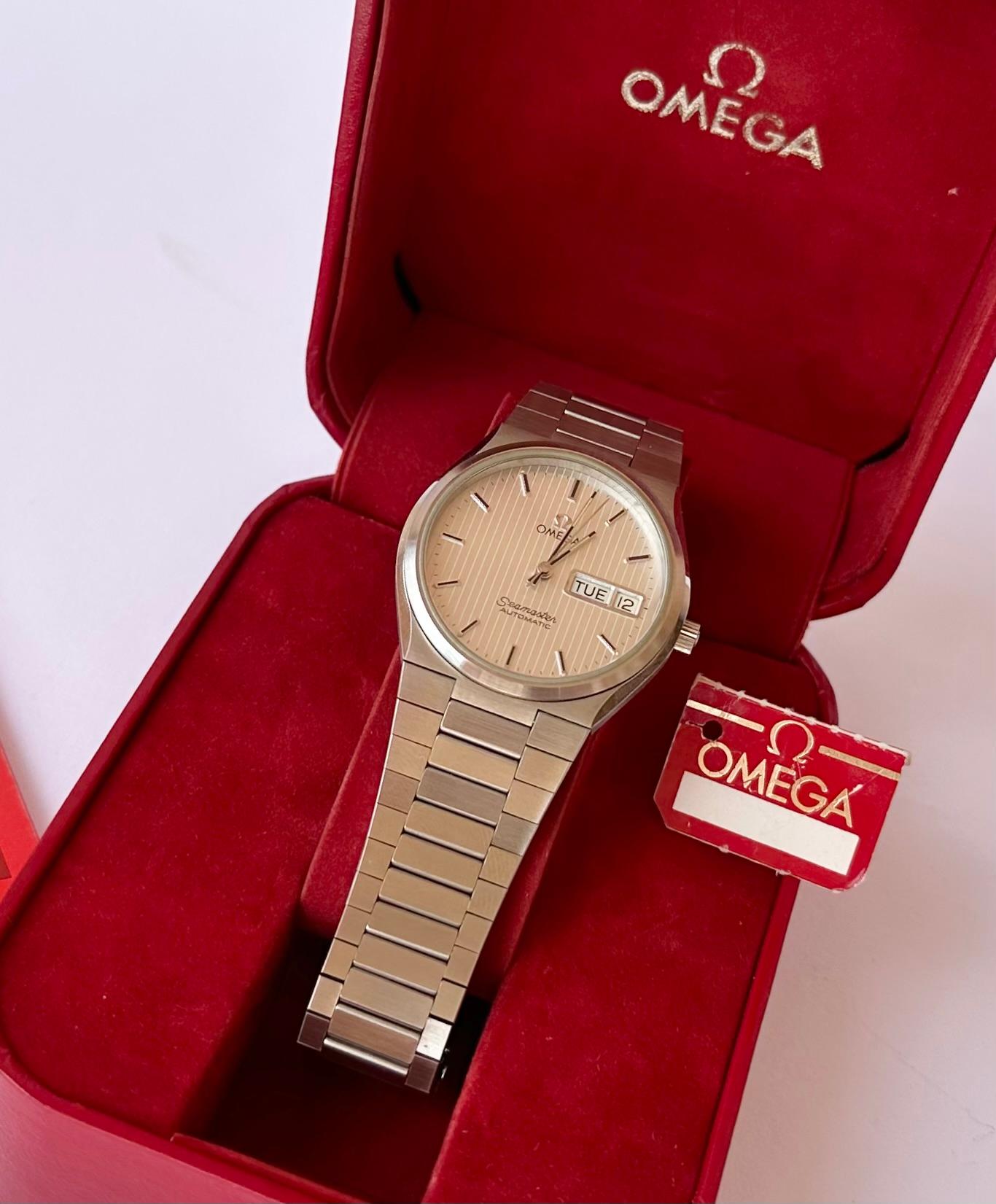 Omega Seamaster Day Date ST 3660868 Superb Cal 1020 Rara Esfera Rayada Vintage 4