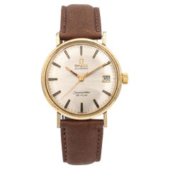Omega Seamaster De Ville 14K Gold Filled Men's Automatic Date Watch