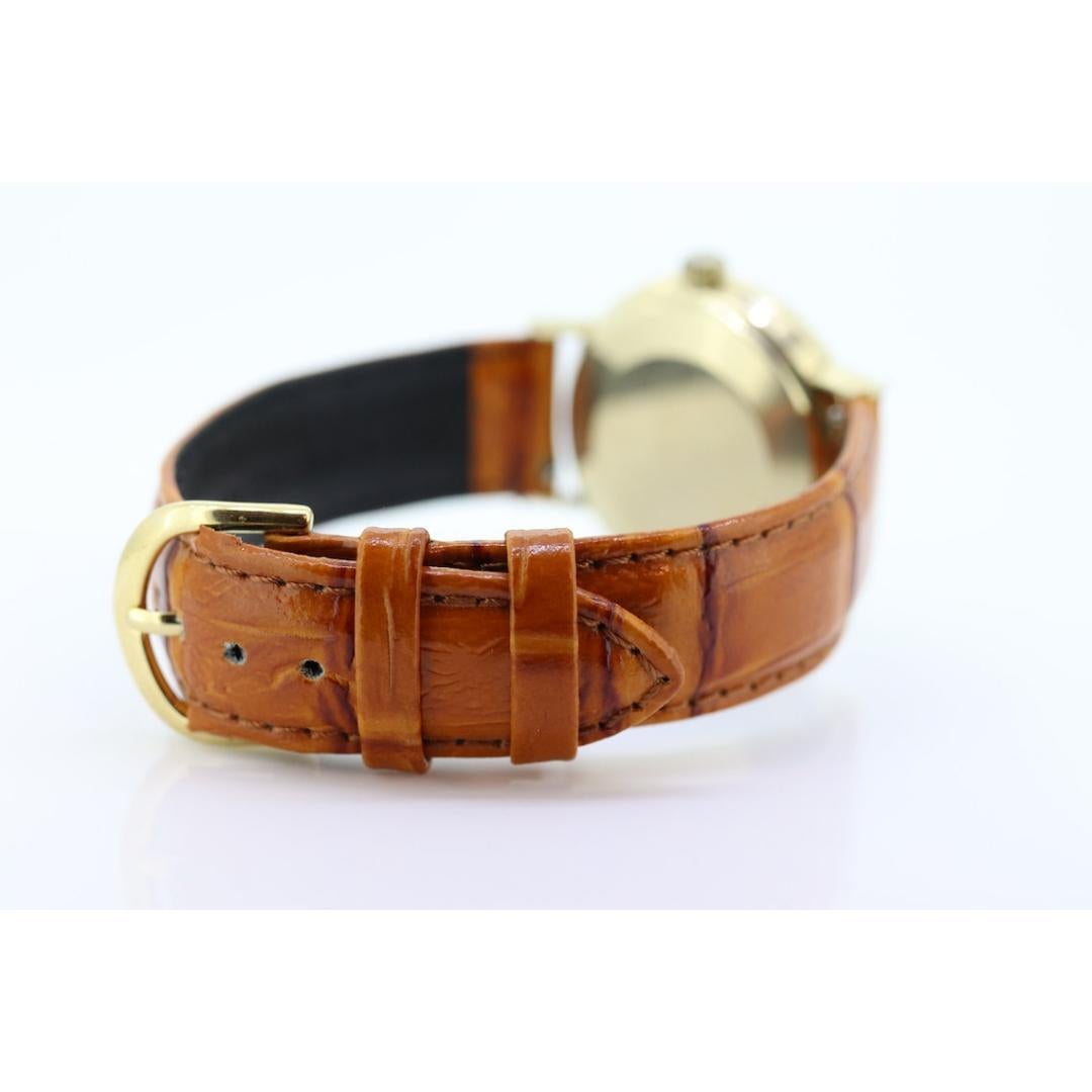 Vintage By aus den 1950er Jahren
Material des Bandes: Rostfreier Stahl
MATERIALIEN: Gold, Weißgold
Leistung: Mechanisch
Ablesung: Analog

Stil: Art deco

Vintage By Automatische Omega Seamaster De Ville.

14k Gelbgold Gehäuse. (Markiert unter dem