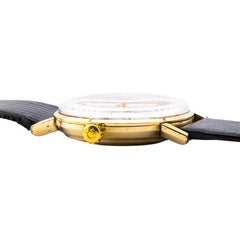 Omega Seamaster De Ville Mens Vintage Automatic Date Yellow Gold Wrist Watch