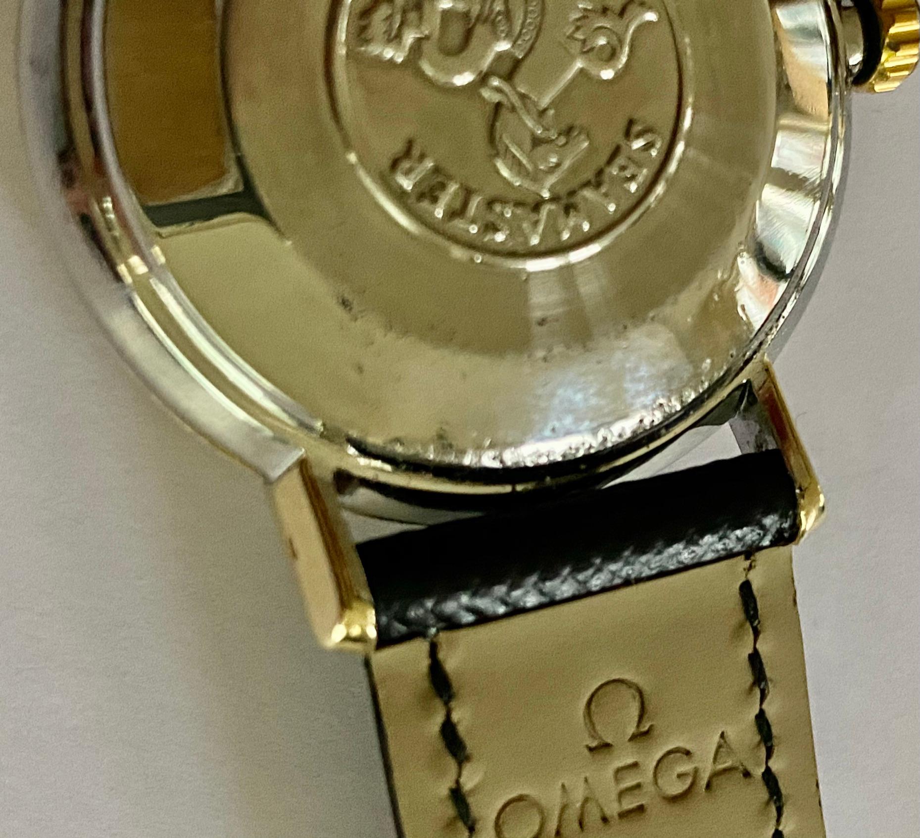 Omega Seamaster de Ville Steel/Gold-Plated Automatic Watch 1964, CD 166.020 In Good Condition In Heerlen, NL