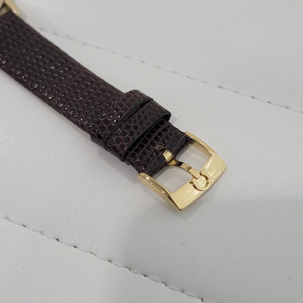 Omega Seamaster DeVille Oro macizo 14k 32mm Hombre Automático Años 60 Vintage RA578 en venta 4