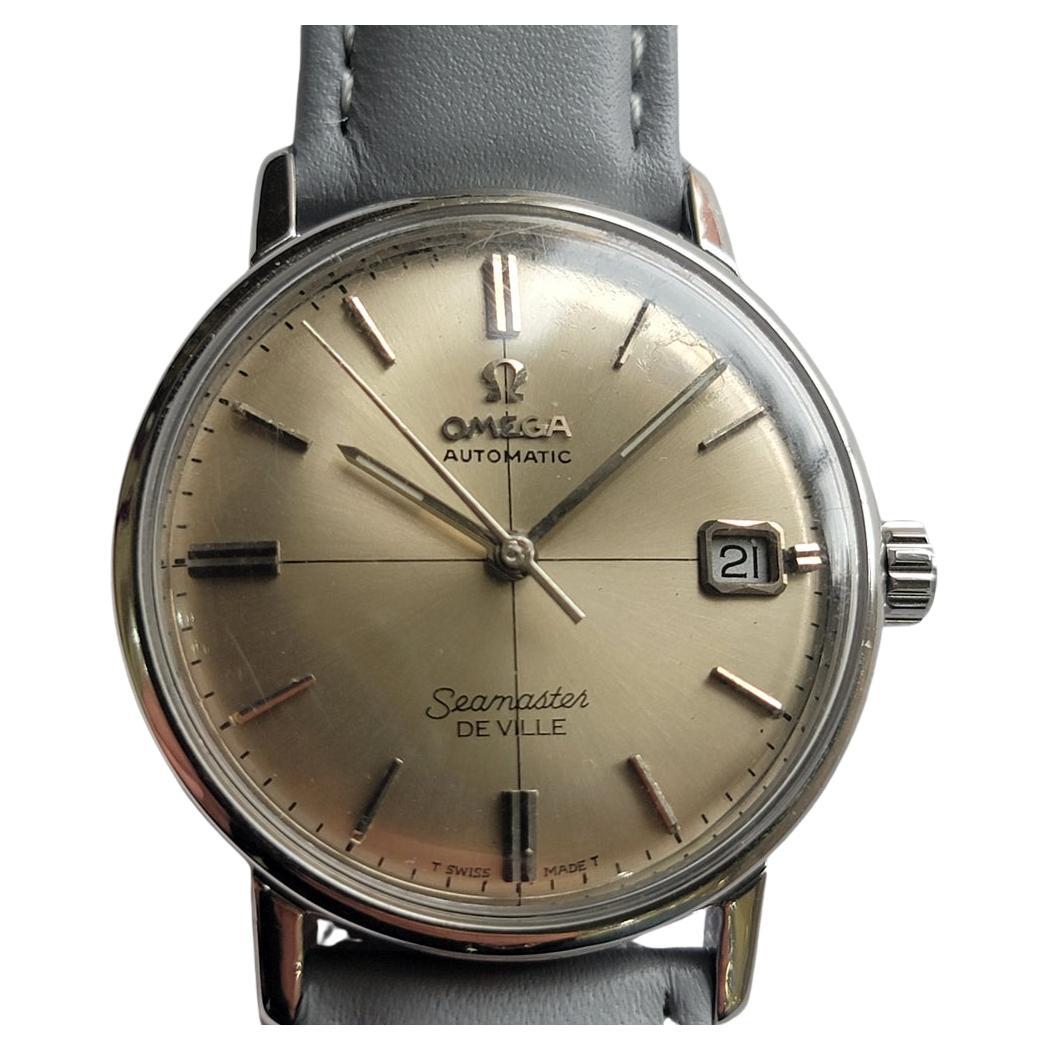 Omega Seamaster DeVille 166.020 35mm Hombre 1960 Vintage Automático c Fecha RA722