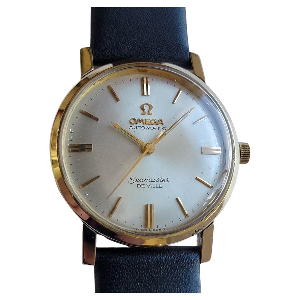 Omega Seamaster DeVille 1960s Mens 32mm 14k Solid Gold Vintage Automatic RA644