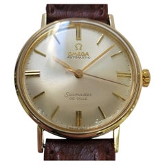 Omega Seamaster DeVille 1960s Mens 34mm Gold Capped Automatic RA752