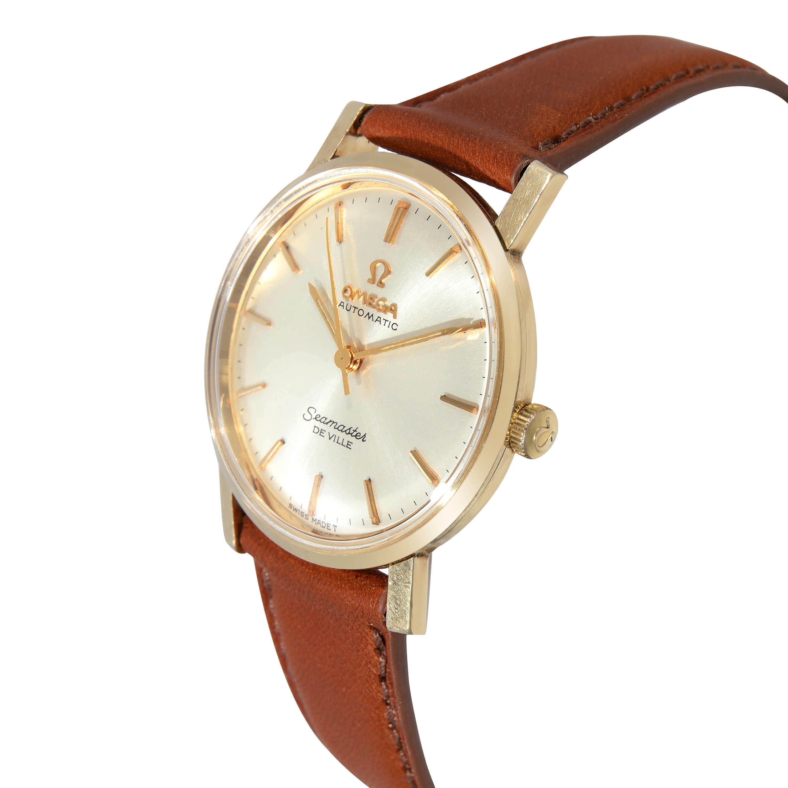 Omega Seamaster DeVille B6308 Unisex-Uhr aus 14 Karat Gelbgold 1