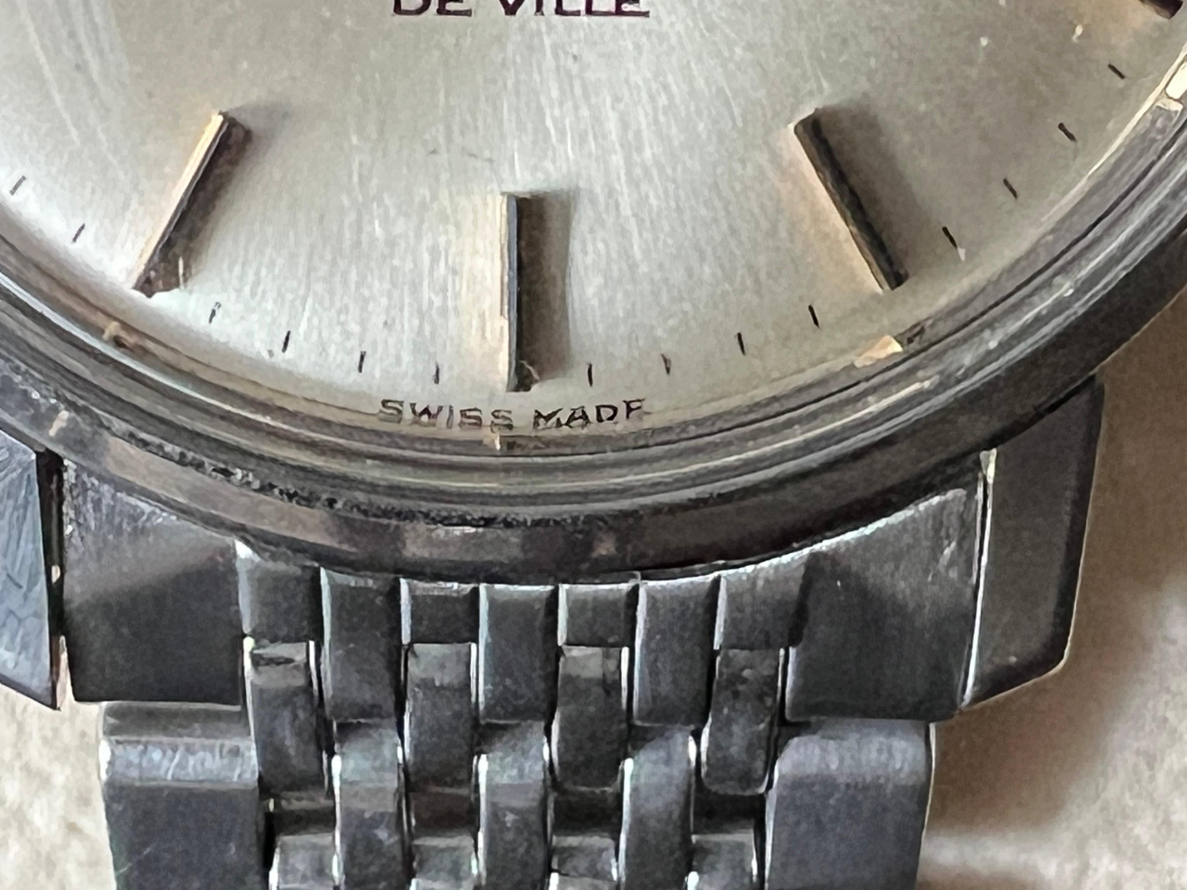 Omega Seamaster Deville With Date ca' 1960's For Sale 8
