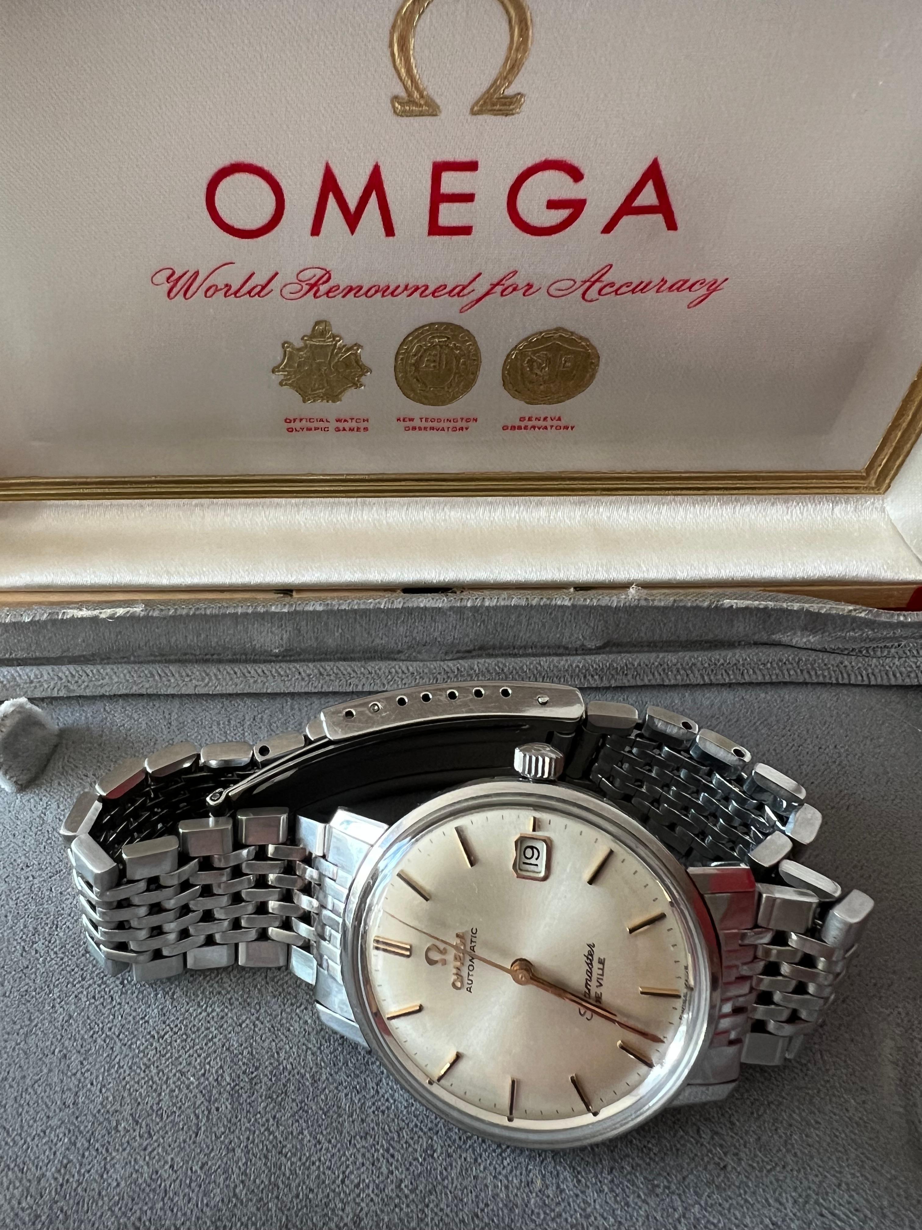 Omega Seamaster Deville With Date ca' 1960's For Sale 12