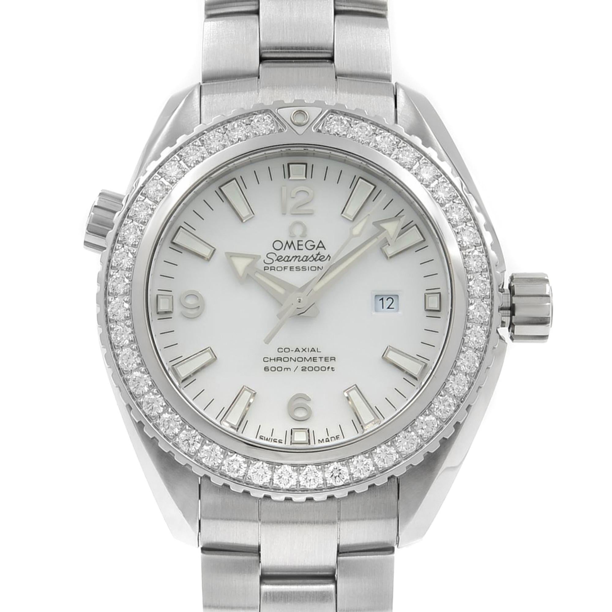 ladies omega seamaster diamond bezel