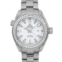 Omega Seamaster Diamond Bezel White Dial Ladies Watch 232.15.38.20.04.001