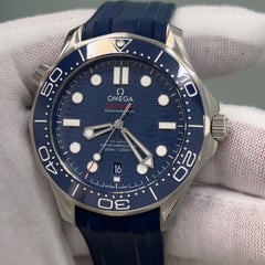 Omega Seamaster Diver 210.32.42.20.03.001 Blue Dial Stainless Steel Box Paper