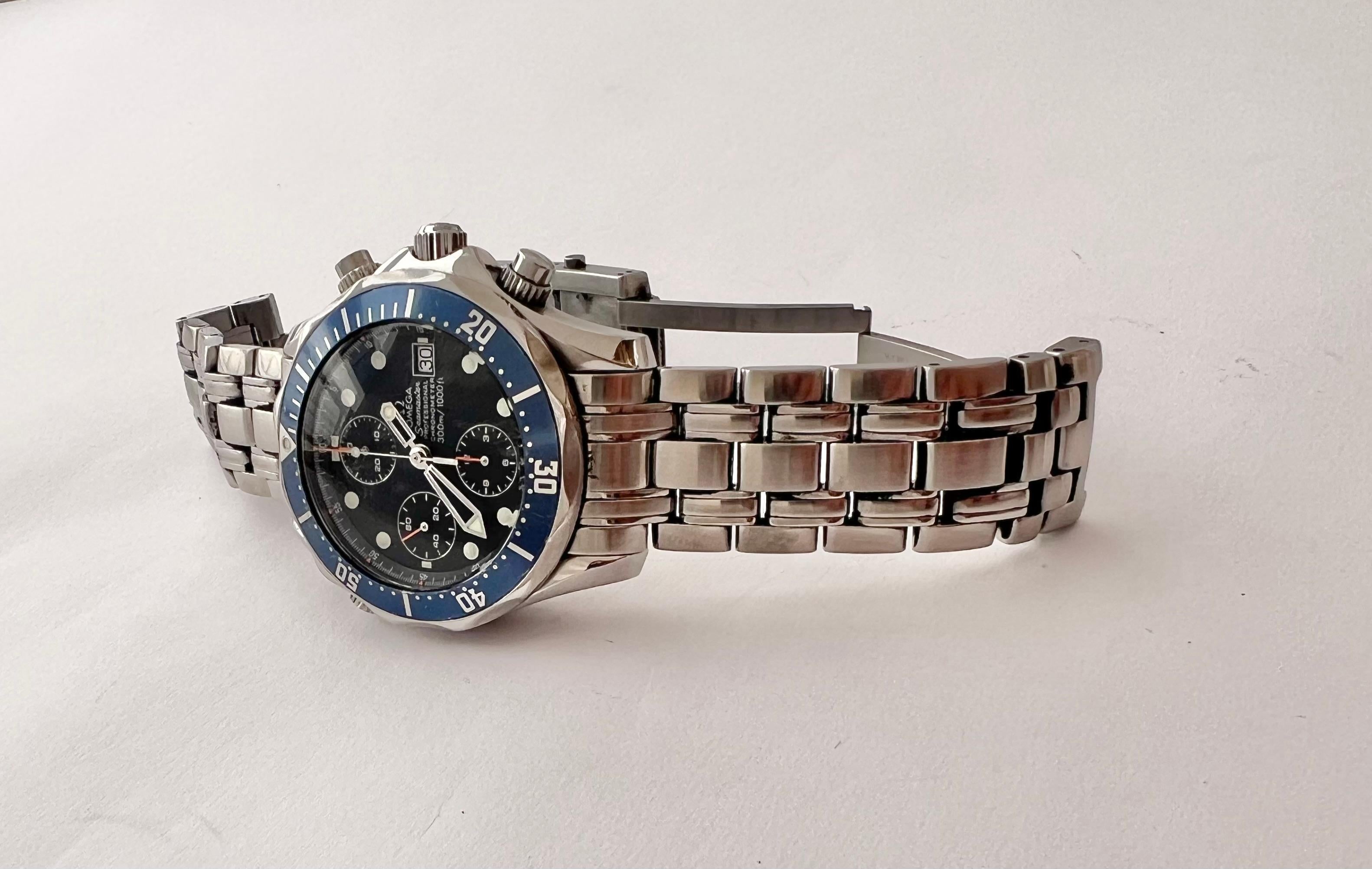 Omega Seamaster Diver 300 M Chronometer 300m Professional Watch In Fair Condition In Toronto, CA